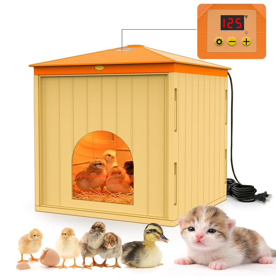 Nailrepro Smart Chicks Coop Heater front-view for reliable warmth in a compact brooder.