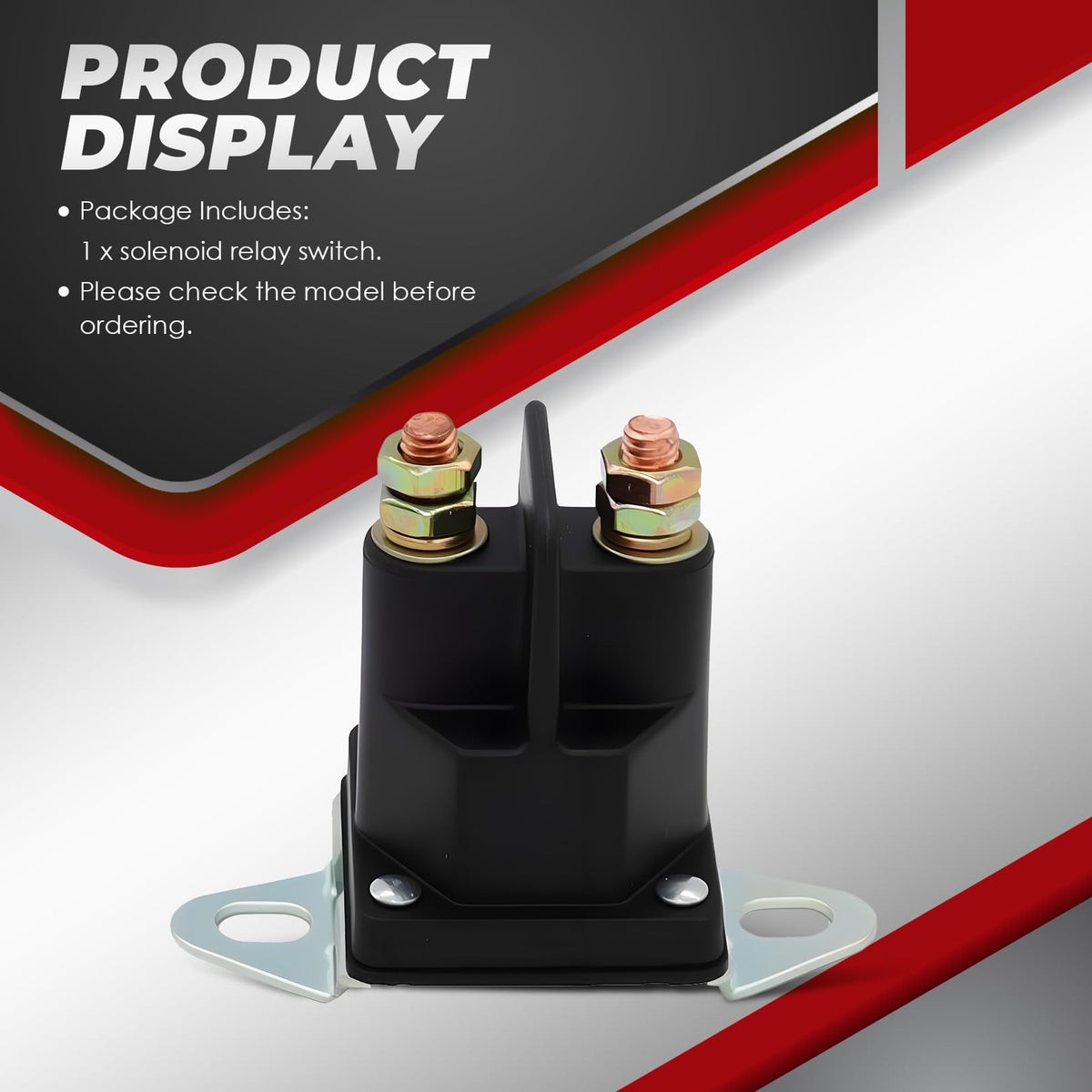 Nakkaa 12V ignition solenoid facilitates quick, reliable starts.