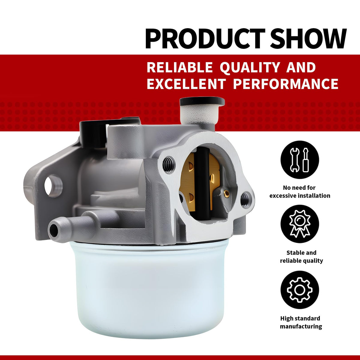 Nakkaa carburetor with O-ring included for a snug seal