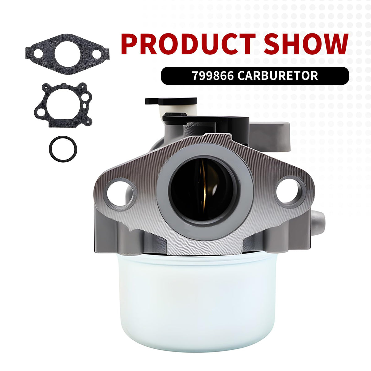 Nakkaa carburetor side view demonstrates accessible mounting and fit