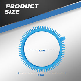 Nakkaa rear tire assembly highlights secure fit and longevity.