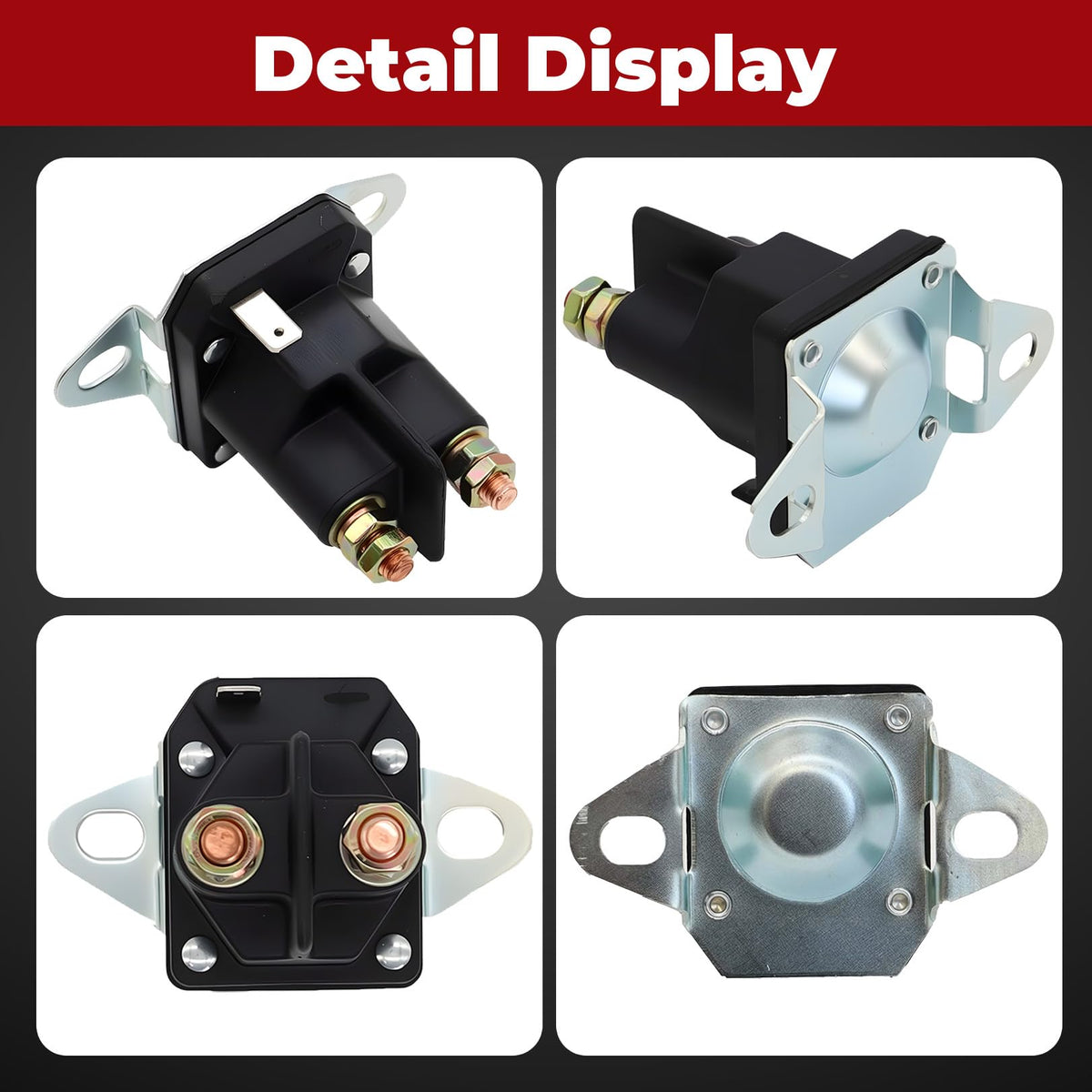 Nakkaa replacement solenoid with durable plastic housing.