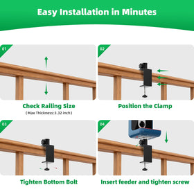 Nakucholy anti-shake locking screw reduces motion for clear video.