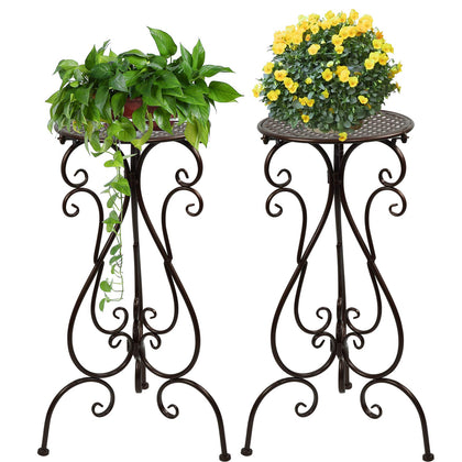 NAKUPE plant stand with a 22.5-inch top for outdoor pots