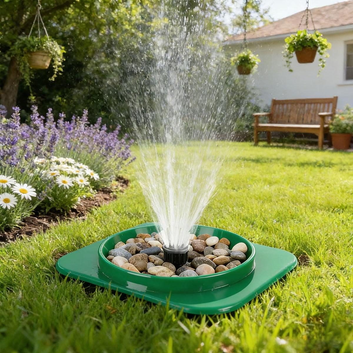 NamcheBarwa sprinkler head protector guards against mower collisions and accidental bumps