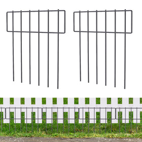 NANANARDOSO 19-pack fence panel for garden borders deters digging.