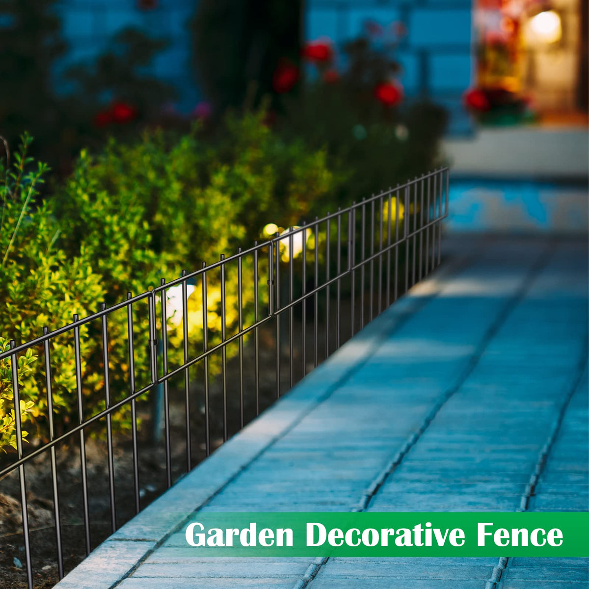 NANANARDOSO decorative border fence enhances yard edges with style.