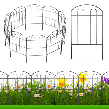 Nananardoso decorative garden fence panel creates a stylish border for yards and paths.