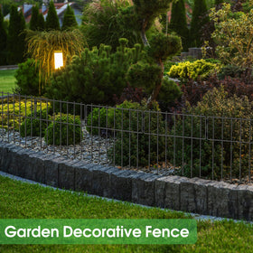 NANANARDOSO extended pet barrier helps keep dogs and rabbits out.