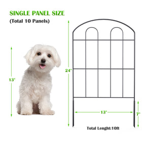 Nananardoso rustproof fence with a powder-coated finish resists outdoor wear.