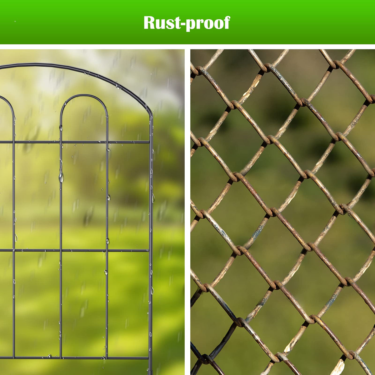 Nananardoso vegetable garden fencing provides tidy, defined vegetable plots.