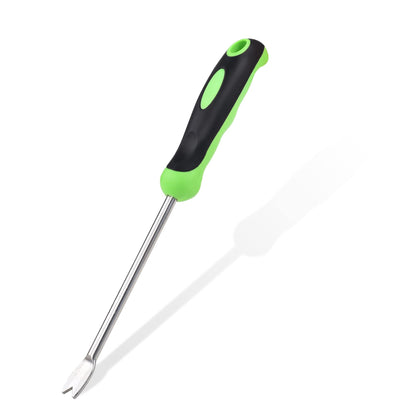 NANAOUS dandelion removal tool head showing durable steel for root extraction and weed removal