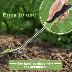 NANAOUS hand weeder tool stainless steel head ready to tackle tough weeds
