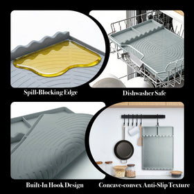 NancyL center-area keeps multi-use items organized for faster cooking prep.