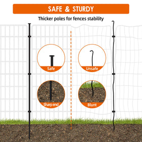 NANYEZH no-dig panel fence enables quick, tool-free installation