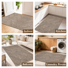 Naoloture entrance mat moisture absorb surface in use