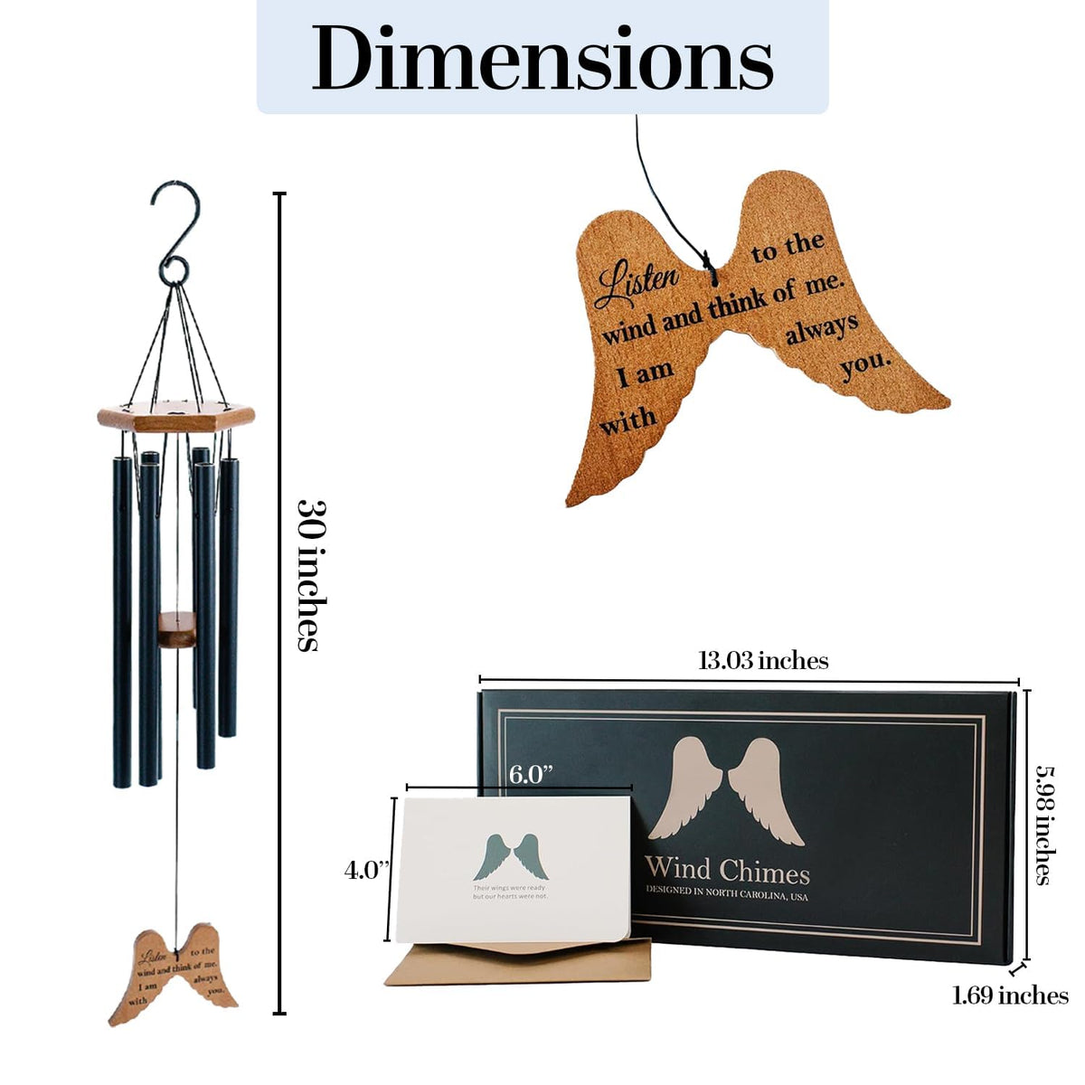 Naomi Catherine Designs aluminum chimes detail highlighting premium craftsmanship.