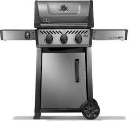 Napoleon Freestyle 365 graphite assembly shows compact design for outdoor grilling