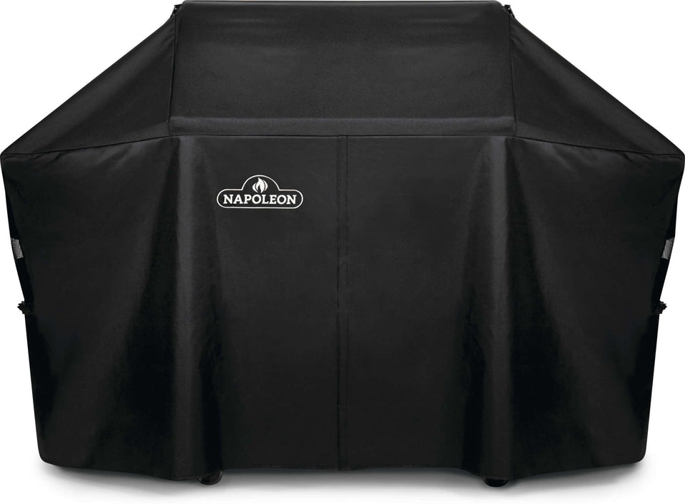 Napoleon premium grill cover PRO 665 closeup shows durable water-resistant fabric