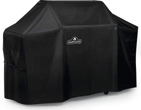 Napoleon PRO 665 cover on side shelves with buckle secure fit