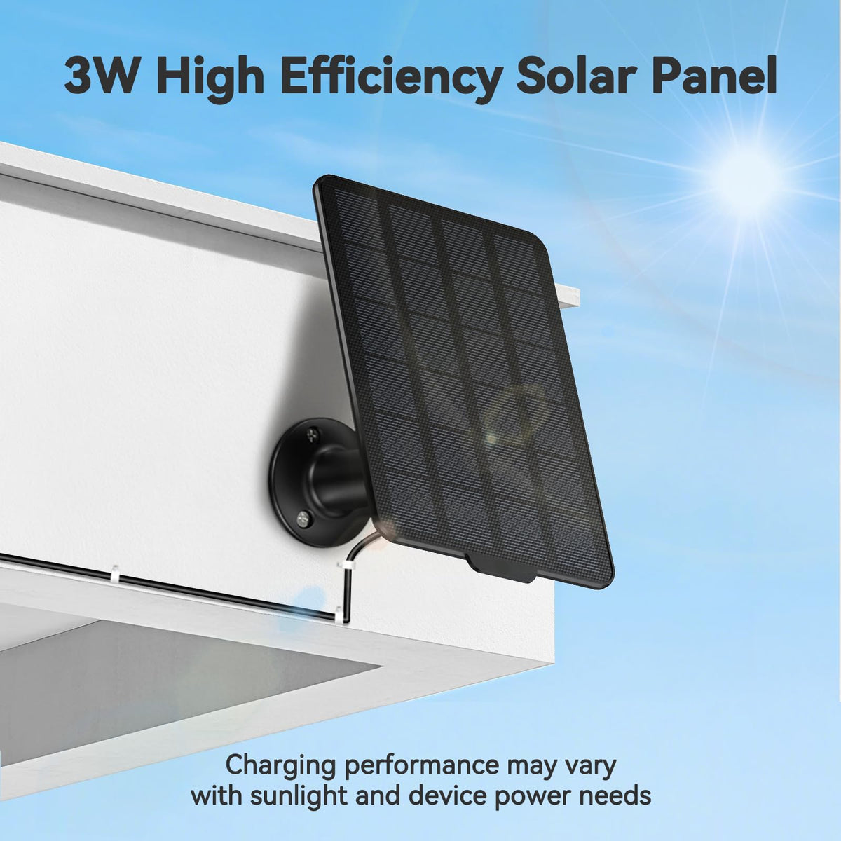 Naseto outdoor wall-mount panel setup for exterior installation.