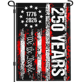 NASIAN 250th anniversary flag front view, durable garden decor for patriotic yards.