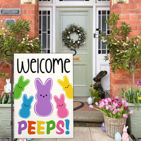 NASIAN 3-ply polyester Easter flag, long-lasting color and structure.