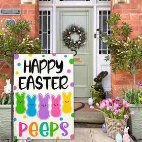 NASIAN Easter flag folds flat for compact storage between seasons.