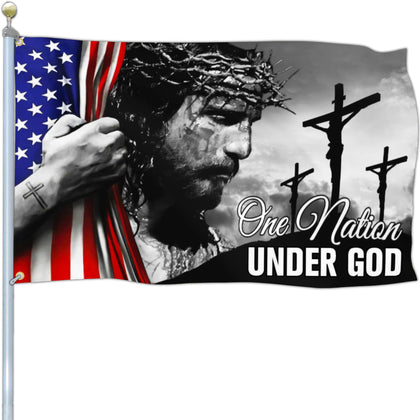 NASIAN flag front view 3x5 ft — durable outdoor display with clear front design.