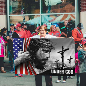 NASIAN patriotic Christian flag use-case — ideal for family, church, or outdoors.