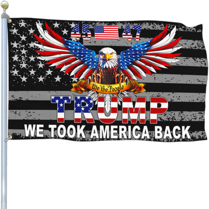 NASIAN Patriotic flag for outdoor display featuring an eagle design and weather resistance