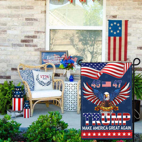 NASIAN patriotic garden flag 3x5ft, durable polyester for long-lasting color.