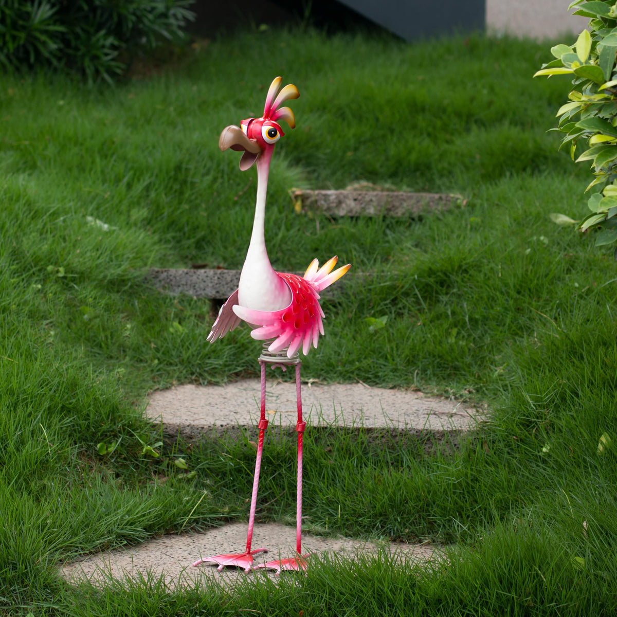 Natelf flamingo yard art is a versatile home accent