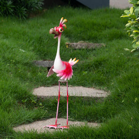 Natelf flamingo yard art is a versatile home accent