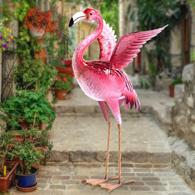 Natelf yard art for walkway or porch adds instant color.