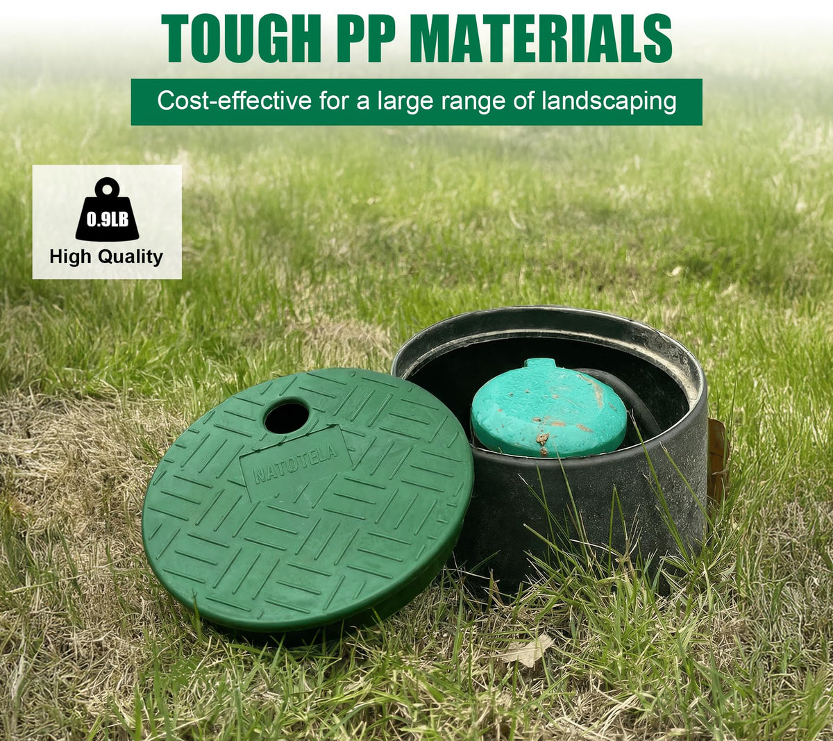 Natotela water-meter box cover with lid supports reliable on-site maintenance.
