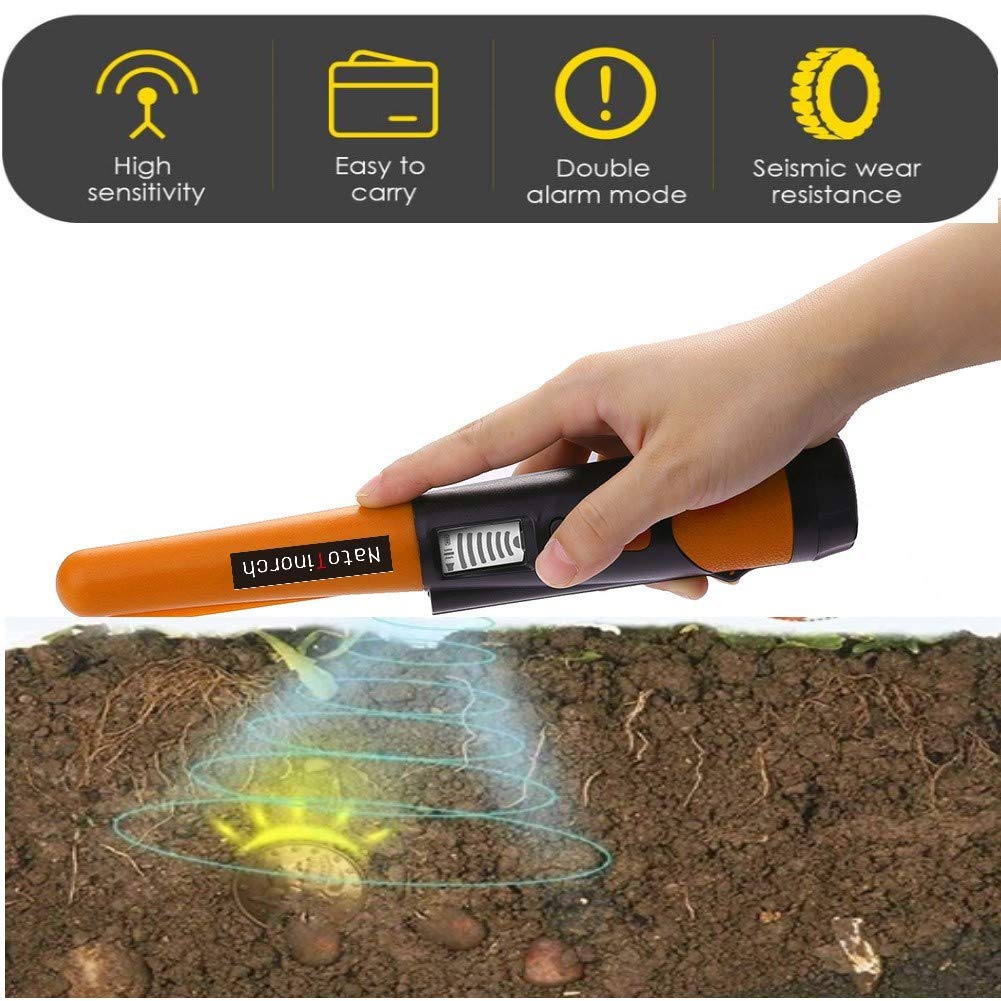 Natotinorch alert modes and battery indicator for versatile use.
