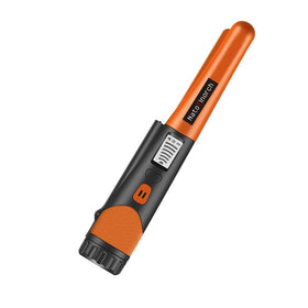 Natotinorch hand metal detector with LCD display guiding precise coin finds.
