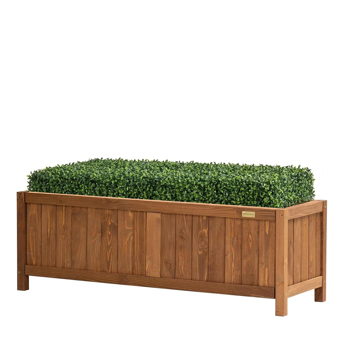 NatraHedge Hampton Classic planter box front view, ideal for patio gardening and curb appeal.