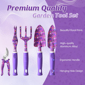 NatuBeau hand rake tool for precise weeding and soil aeration.
