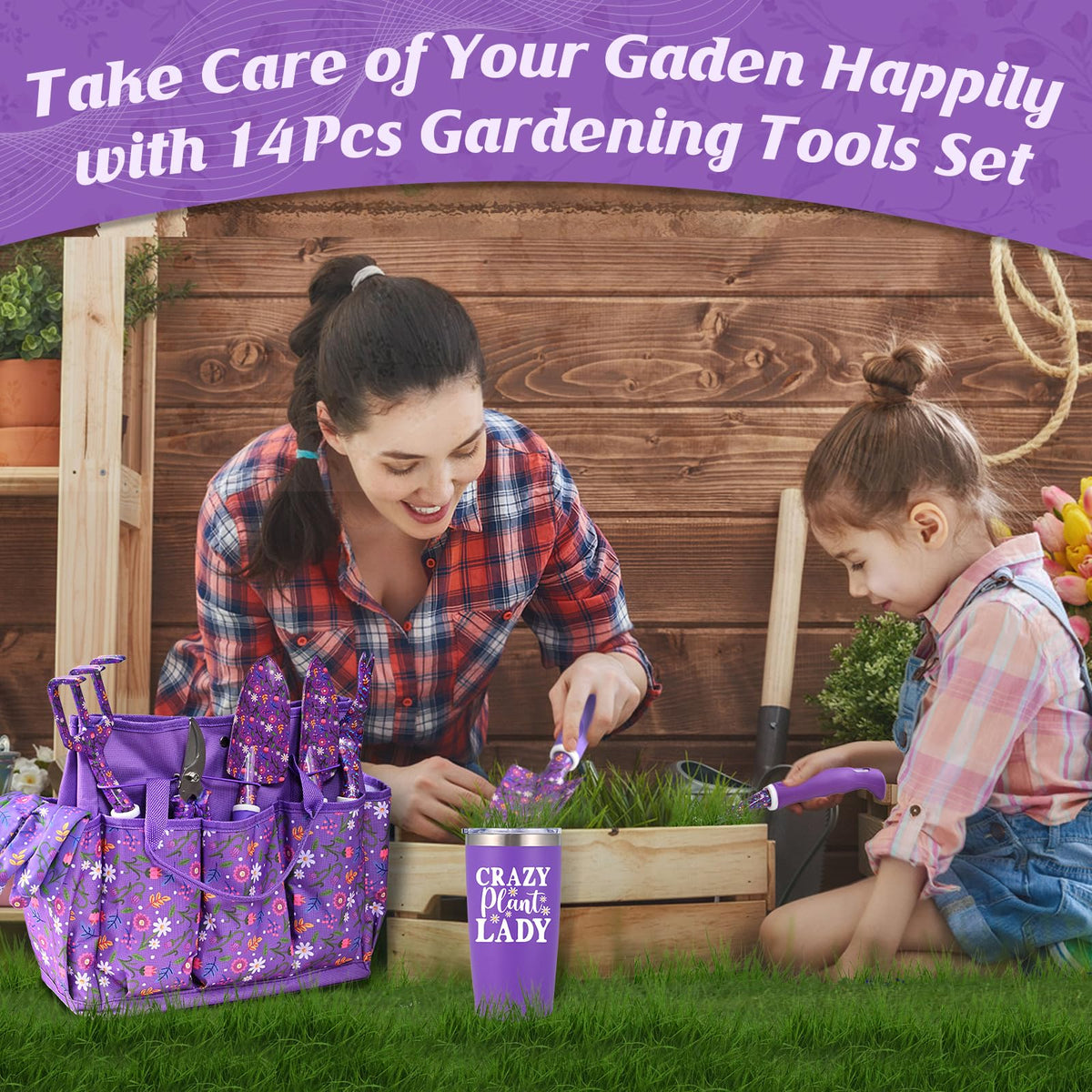 NatuBeau kneeling pad adds comfort during gardening tasks.