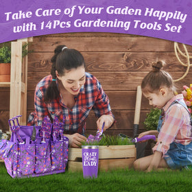 NatuBeau kneeling pad adds comfort during gardening tasks.