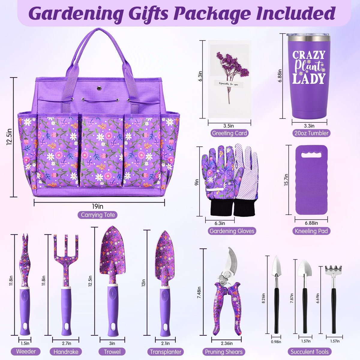 NatuBeau women's garden tools with weeder designed for easy soil work.