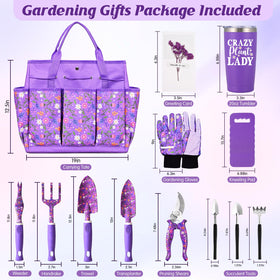 NatuBeau women's garden tools with weeder designed for easy soil work.