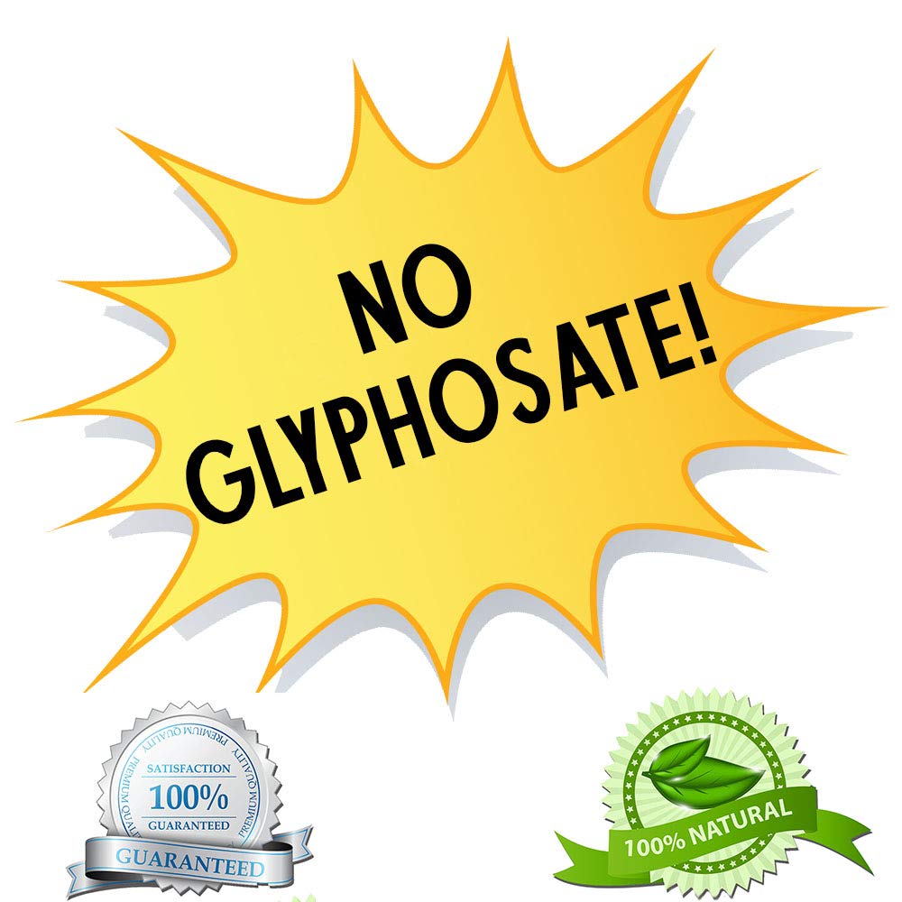 Glyphosate-free formula label on Natural Armor bottle for safe use