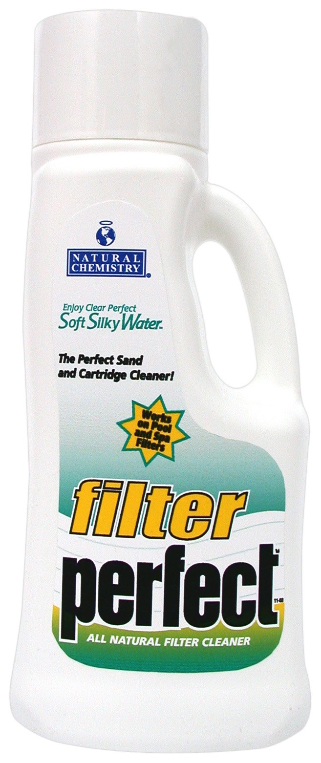 Natural Chemistry Filter Perfect cleans pool filters to improve efficiency and water clarity.