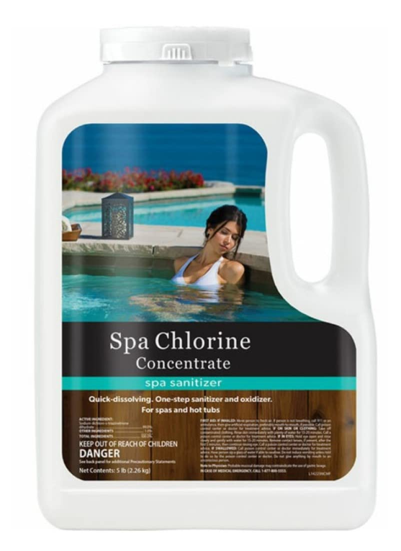 Natural Chemistry spa chlorine concentrate granules for quick spa sanitation and ease of use