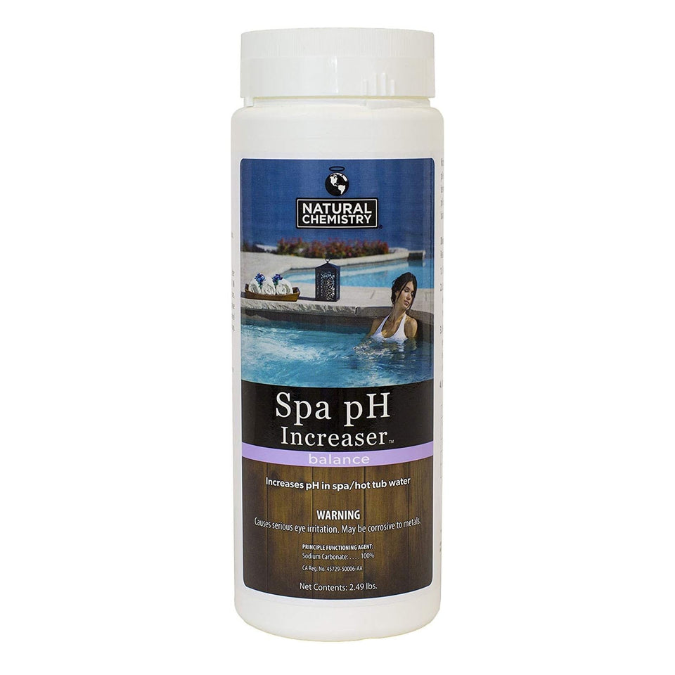 Natural Chemistry Spa pH Increaser bottle for balanced spa water
