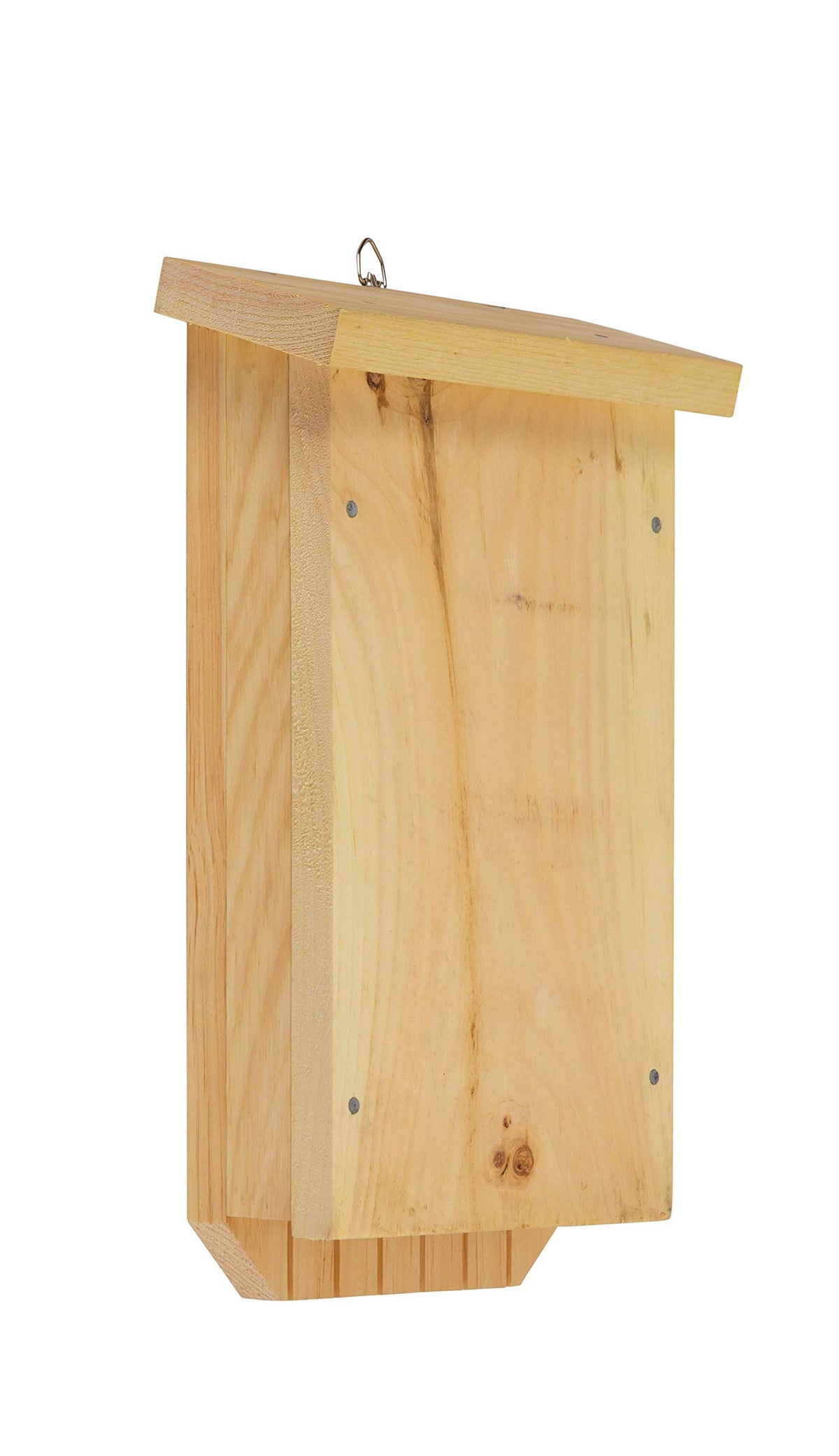 Natural Diamond bat house kit during assembly for quick setup.