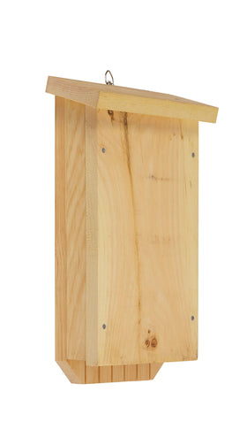 Natural Diamond bat house kit during assembly for quick setup.